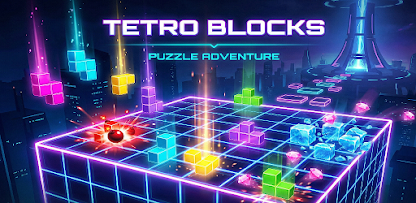 Tetro Blocks Banner